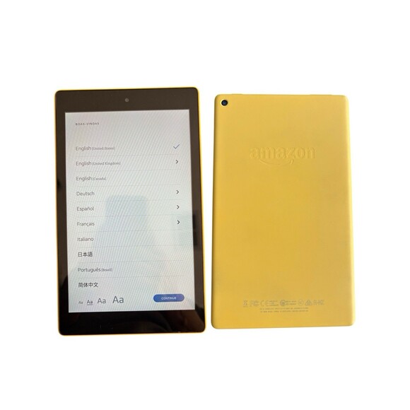 Amazon Fire HD 8 (8th Generation) 16 GB Wi-Fi 8 in Screen Canary Yellow - Picture 2 of 5